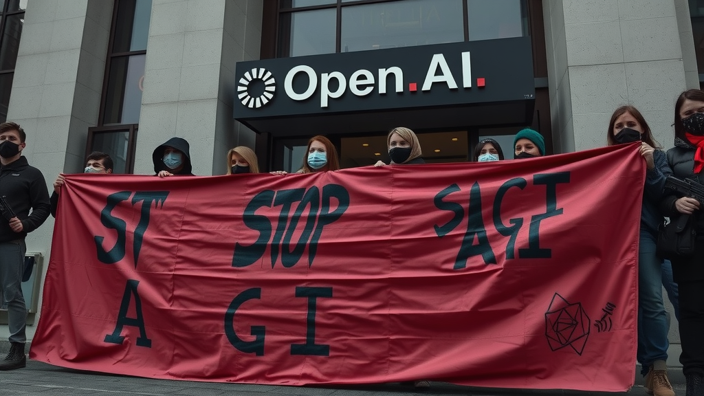 Interdiction de l'AGI : Le Combat Radical des Activistes IA Face à un Futur Incertain