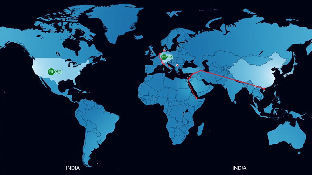 Meta construit le plus long câble sous-marin du monde pour renforcer l'IA