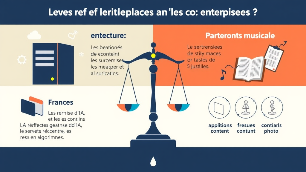 Illustration complémentaire sur droits d'auteur IA