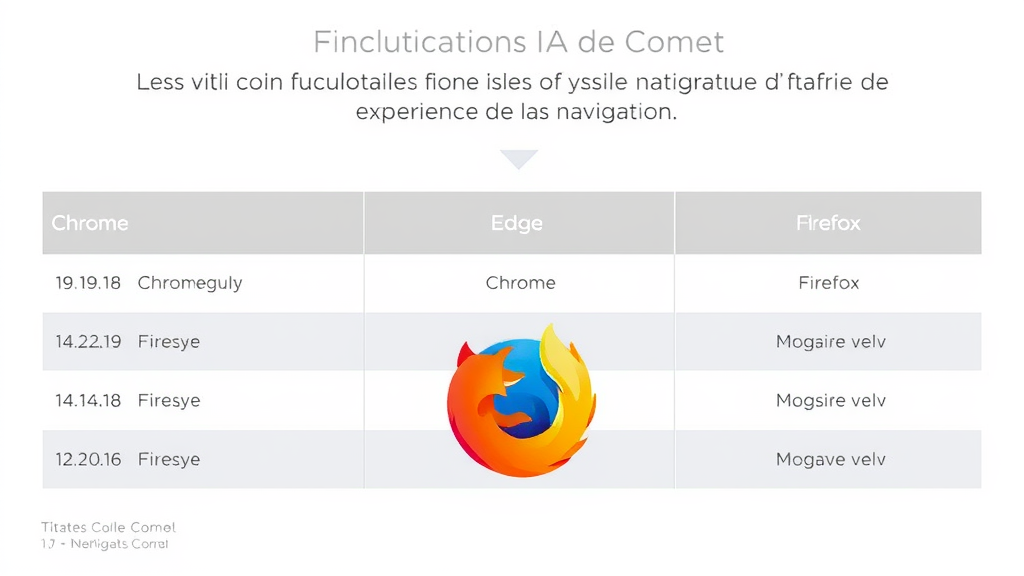 Illustration complémentaire sur Comet navigateur