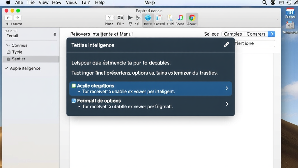 Illustration complémentaire sur Apple Intelligence français