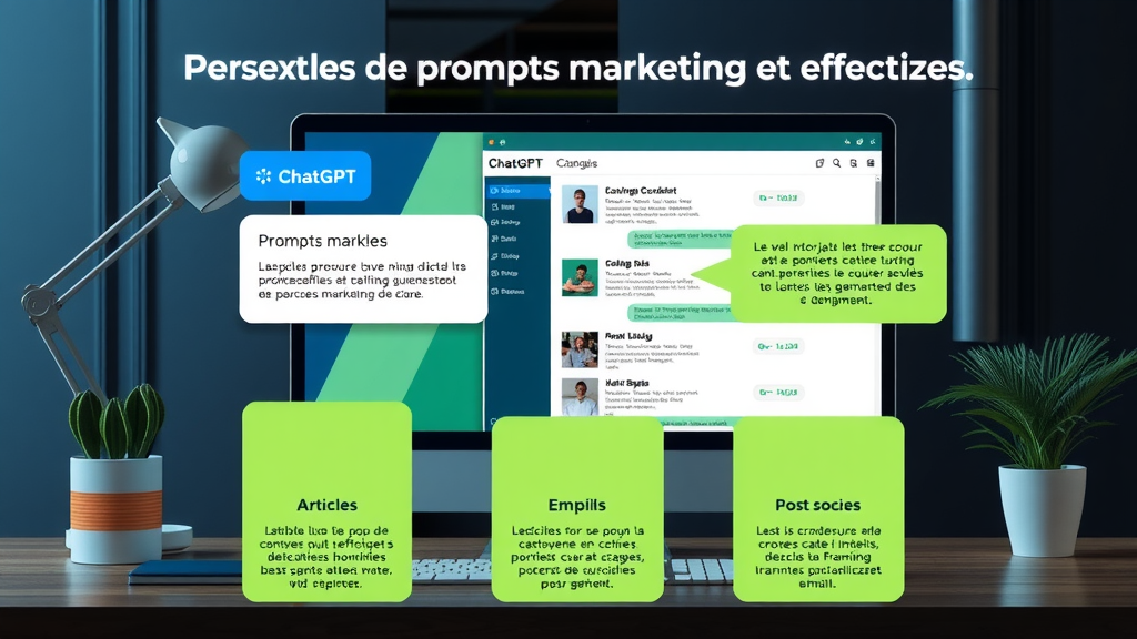 Top 10 Prompts ChatGPT pour Créer des Contenus Marketing Percutants en 2025