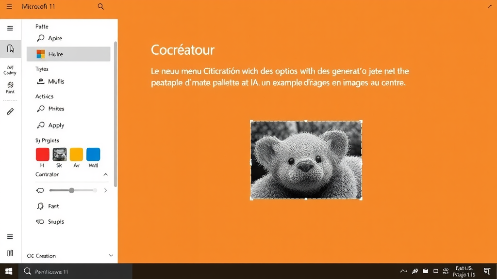 Windows 11 : Comment Utiliser les Nouvelles Fonctions IA de Paint en 2025