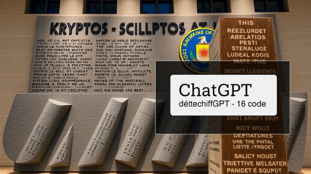 ChatGPT vs Kryptos : Comment l'IA tente de résoudre l'énigme de la CIA