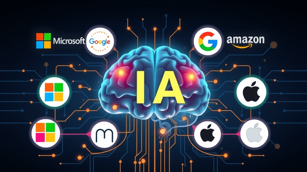 Stratégies des Big Tech pour dominer le marché de l'IA en 2025