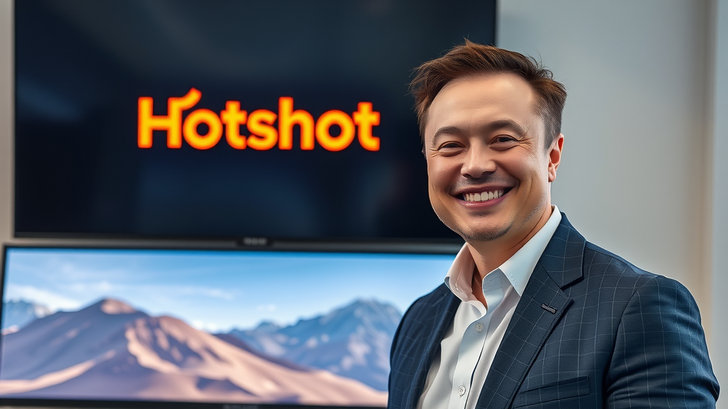 Acquisition de Hotshot par Musk : Un Concurrent Direct de Sora Rejoint xAI