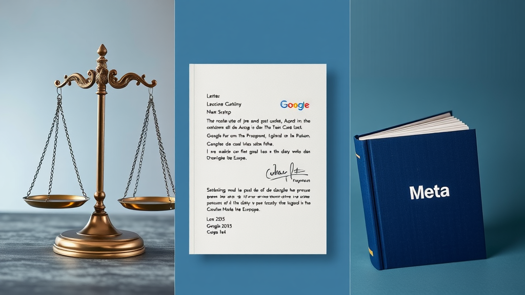 Tensions Tech 2025 : Google Saisi, Appel des 100 et Meta Face à un Livre Explosif