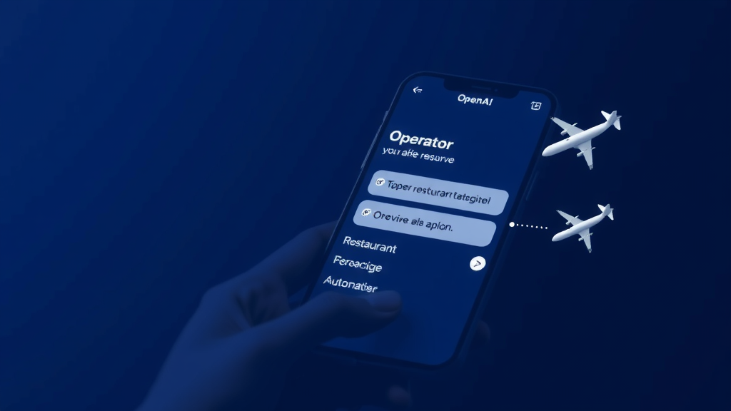 Operator : l'agent IA d'OpenAI qui réserve restaurants et vols pour vous