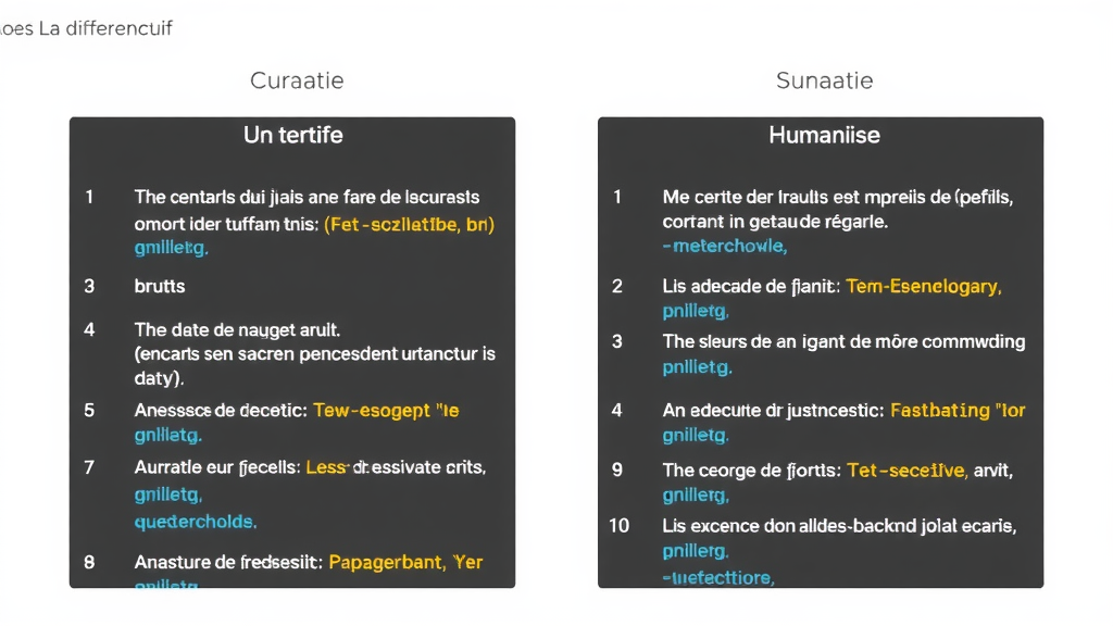 Illustration complémentaire sur humaniser texte IA
