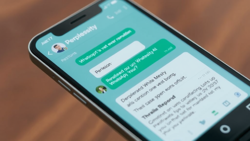 Comment ajouter et utiliser Perplexity AI sur WhatsApp gratuitement en 2025