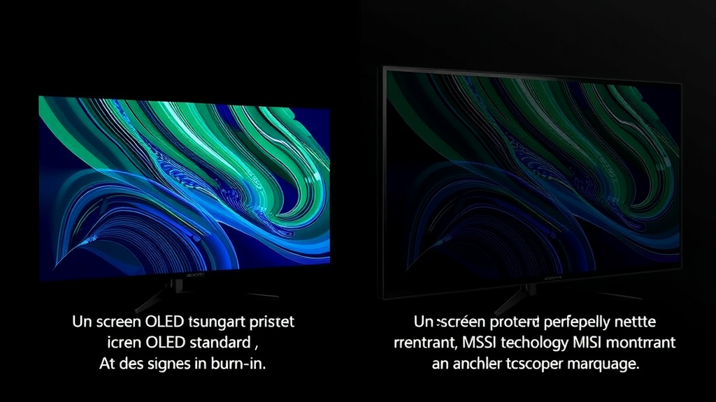 Illustration complémentaire sur burn-in OLED