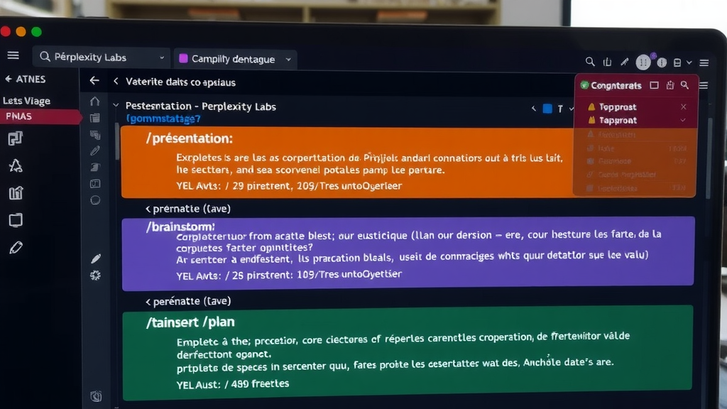 Illustration complémentaire sur Perplexity Labs