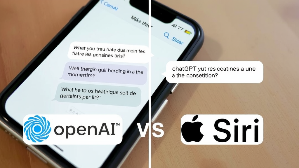 ChatGPT vs Siri : Comment OpenAI ambitionne de révolutionner l'assistant vocal en 2025