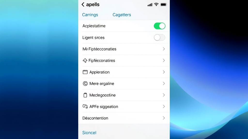 Illustration complémentaire sur filtre d'appels iOS 26
