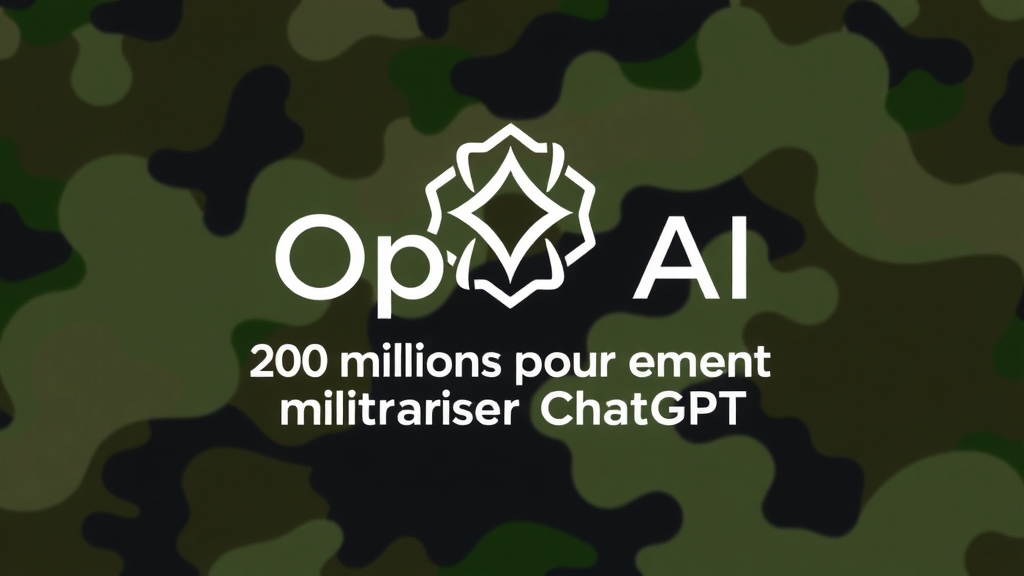 OpenAI et le Pentagone : 200 millions pour militariser ChatGPT en 2025