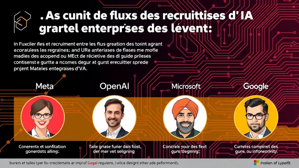 Guerre des talents IA : Comment Meta recrute les cerveaux d'OpenAI en 2025