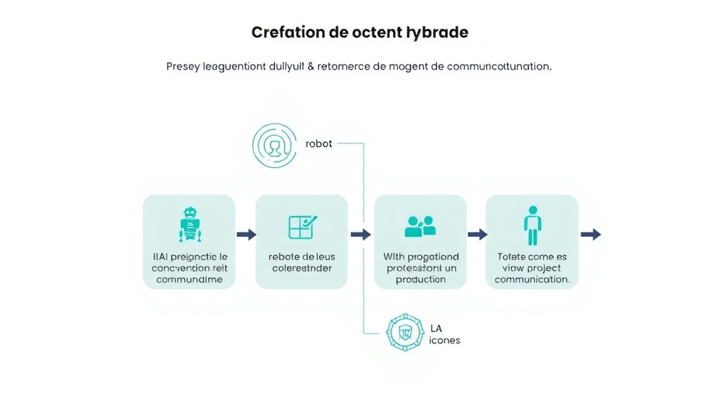 Illustration complémentaire sur communication d'entreprise IA