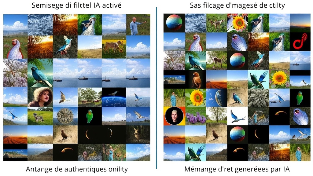 Illustration complémentaire sur filtre images IA