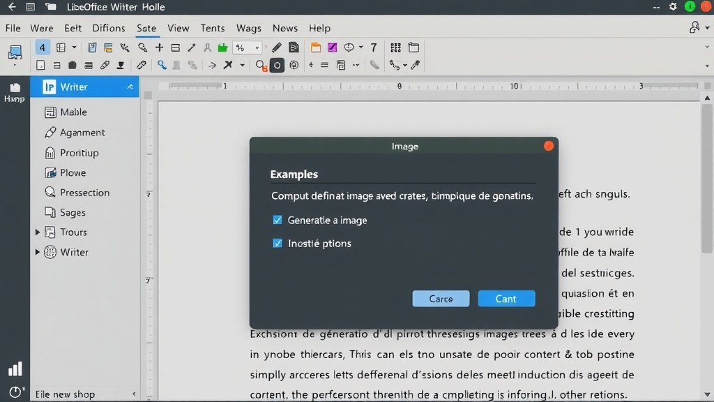 Comment générer et ajouter des images IA dans LibreOffice : guide pratique 2025