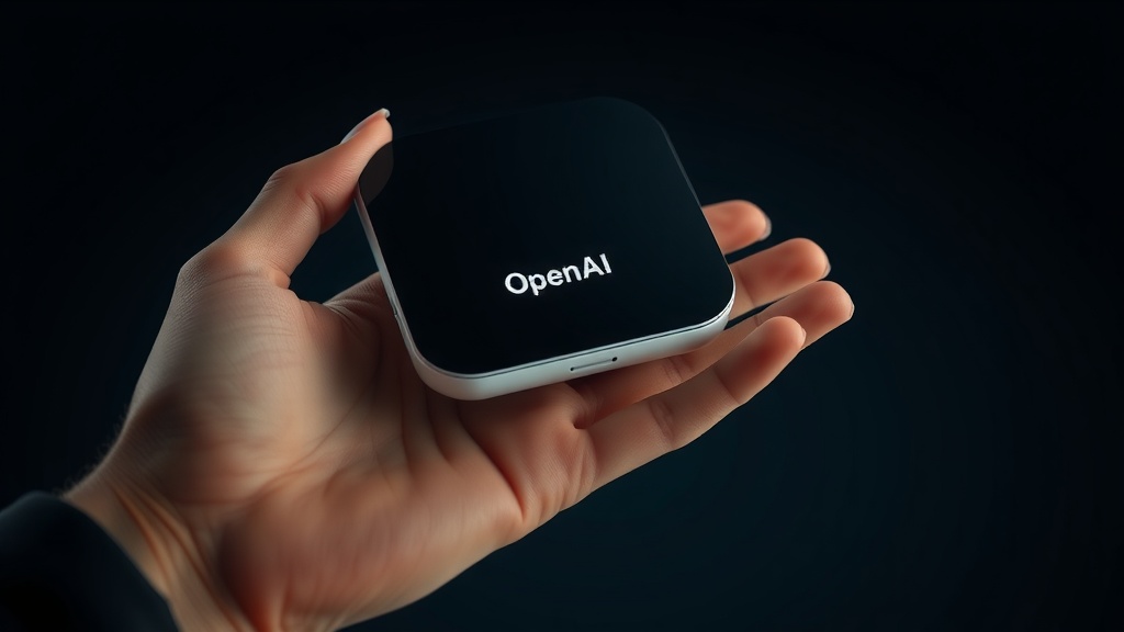 OpenAI se lance dans le hardware : un appareil IA portable en préparation