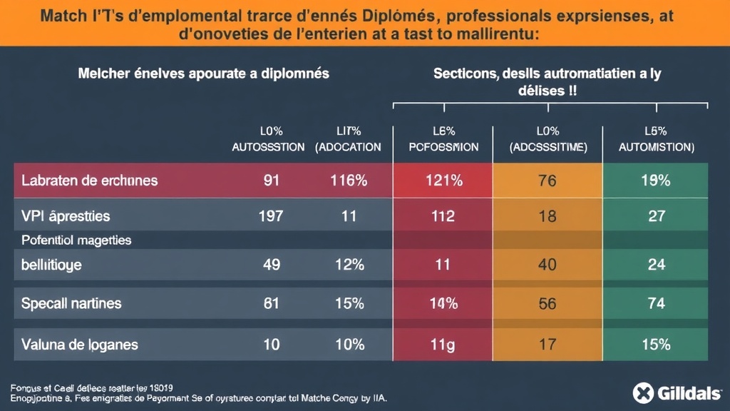Illustration complémentaire sur IA et emploi