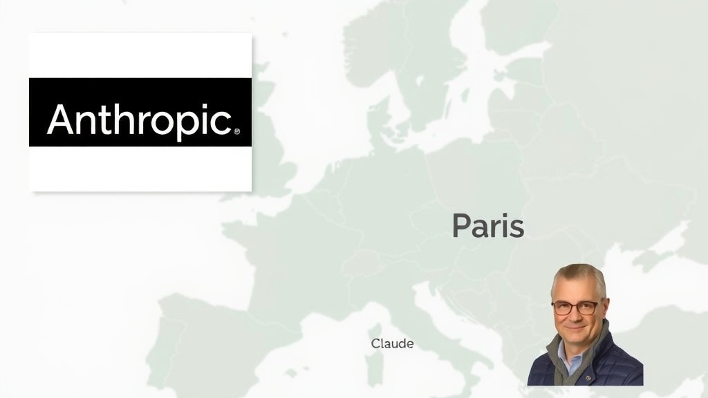 Anthropic s'implante en France : Claude défie ChatGPT sur le marché européen