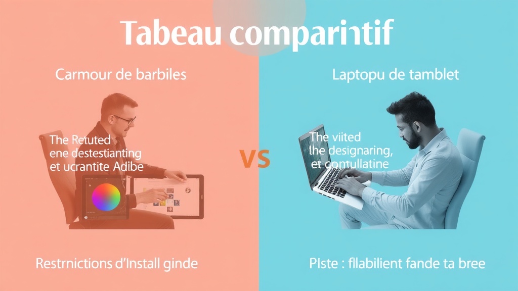 Illustration complémentaire sur Canva vs Photoshop
