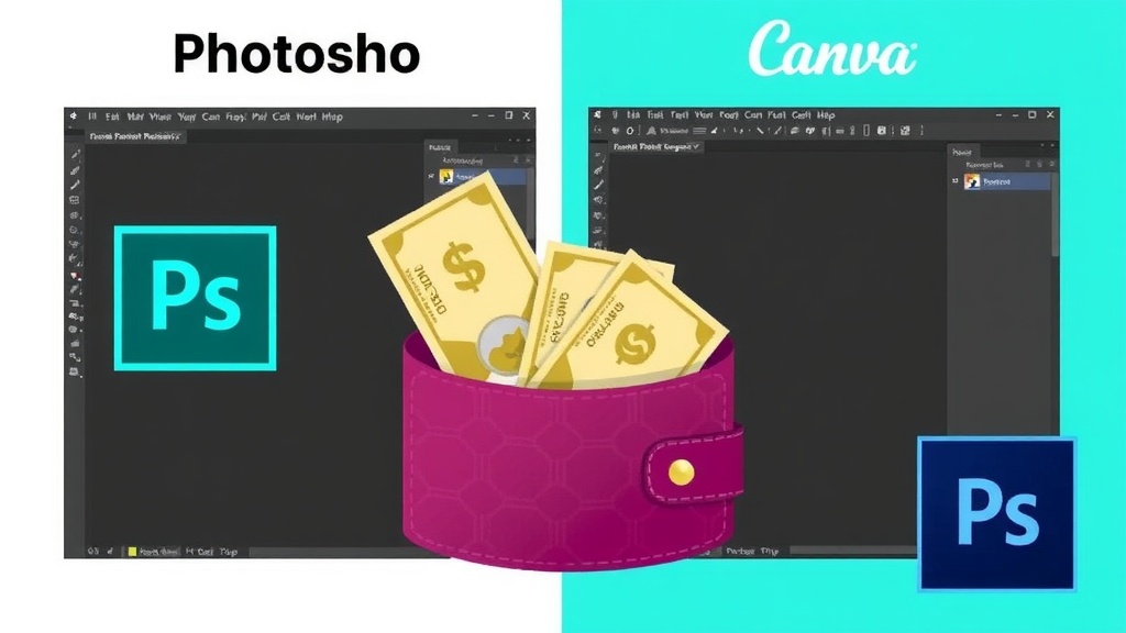 Canva vs Photoshop en 2025 : Pourquoi j'ai quitté Adobe et économisé 45€ par mois