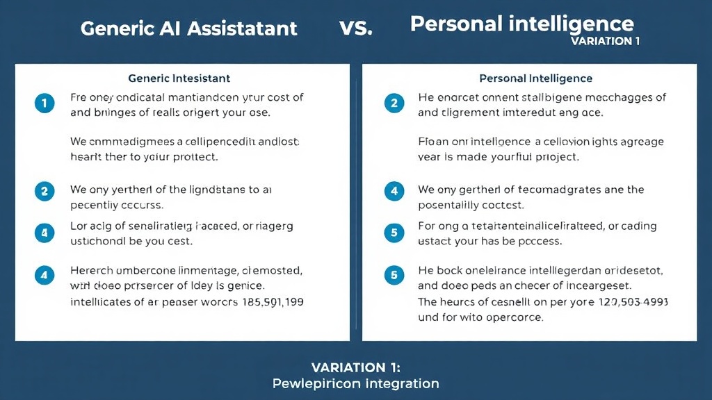 Illustration 1 sur Personal Intelligence
