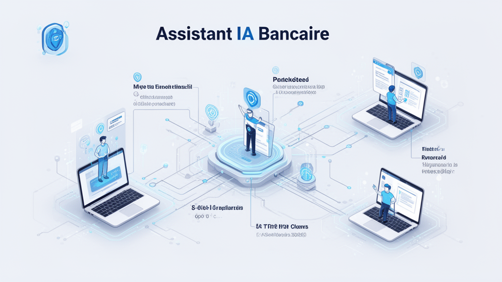 Illustration 3 sur assistant IA bancaire Illustration 3 sur assistant IA bancaire