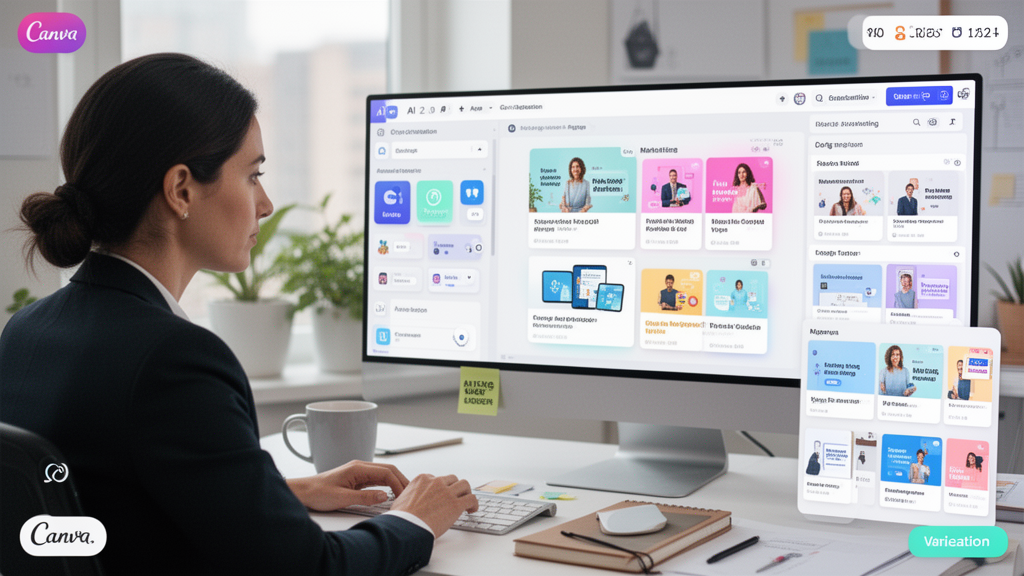 Illustration 2 sur canva ai 2.0