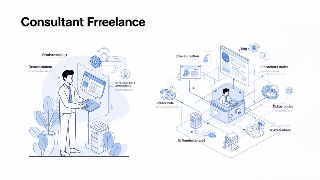 Illustration 3 sur consultant freelance