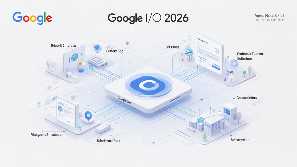 Illustration 3 sur Google I/O 2026 Illustration 3 sur Google I/O 2026
