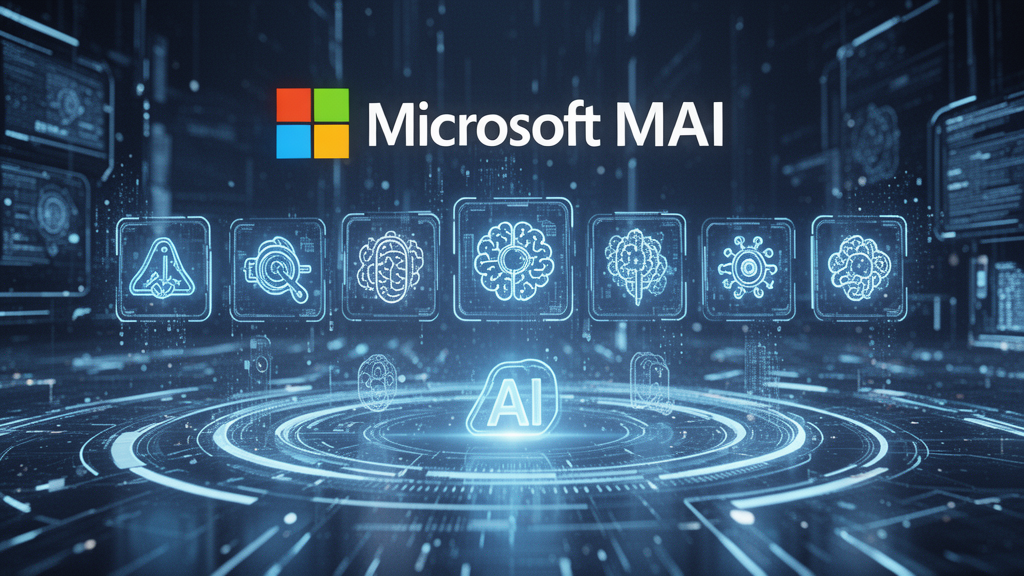 Microsoft MAI : 7 Modèles IA Maison pour Défier OpenAI, Claude et Google