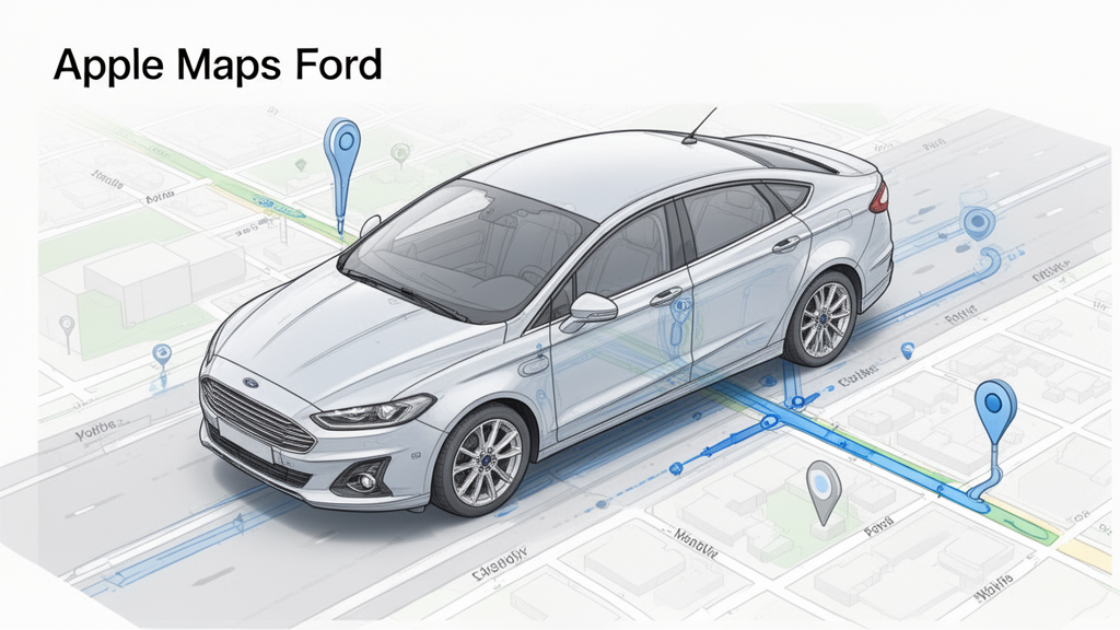 Illustration 3 sur Apple Maps Ford