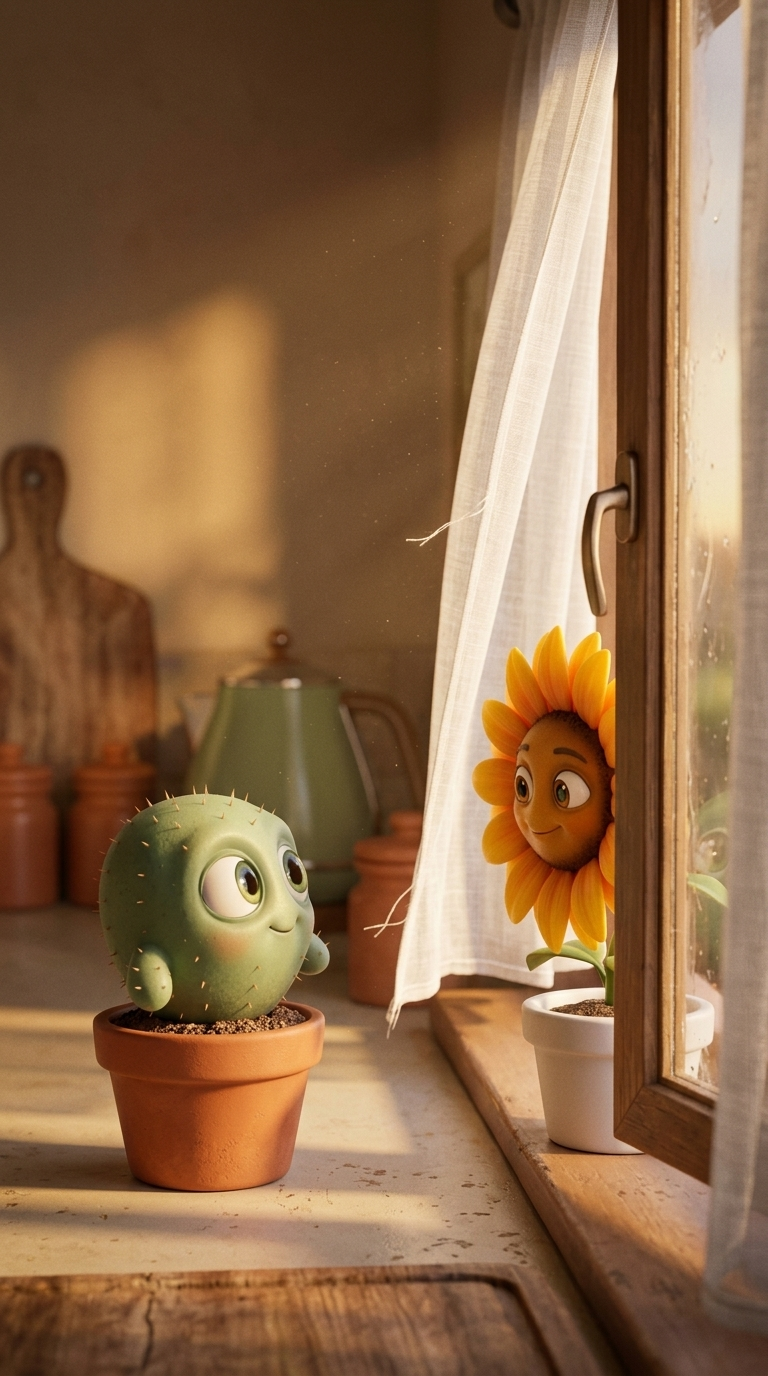 Short Pixar : Câlin le cactus