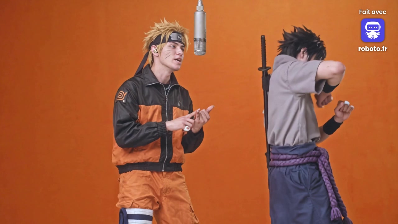 Remake : Naruto et Sasuke reprennent un clip, mêmes gestes, même montage