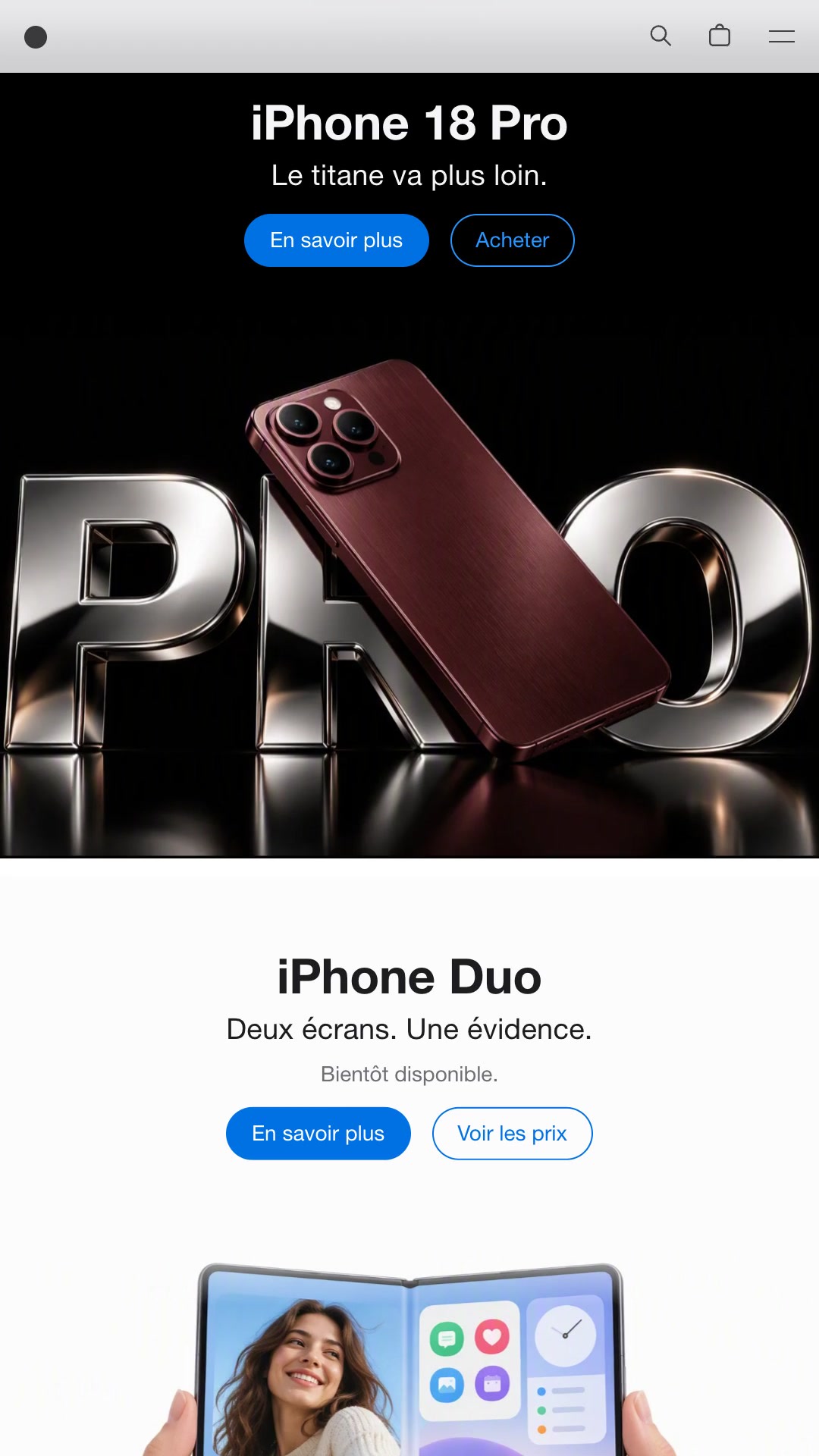 Une page d’accueil façon Apple en 11 minutes, avec Claude et Roboto